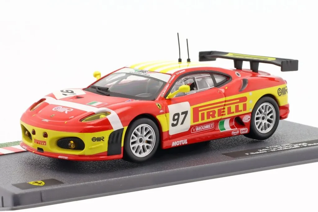 车型 1:43 Ferrari F430 GTC #97 Paolo Ruberti, Fabio Babini, Matteo Malucelli 24 小时勒芒年 2008 Altaya