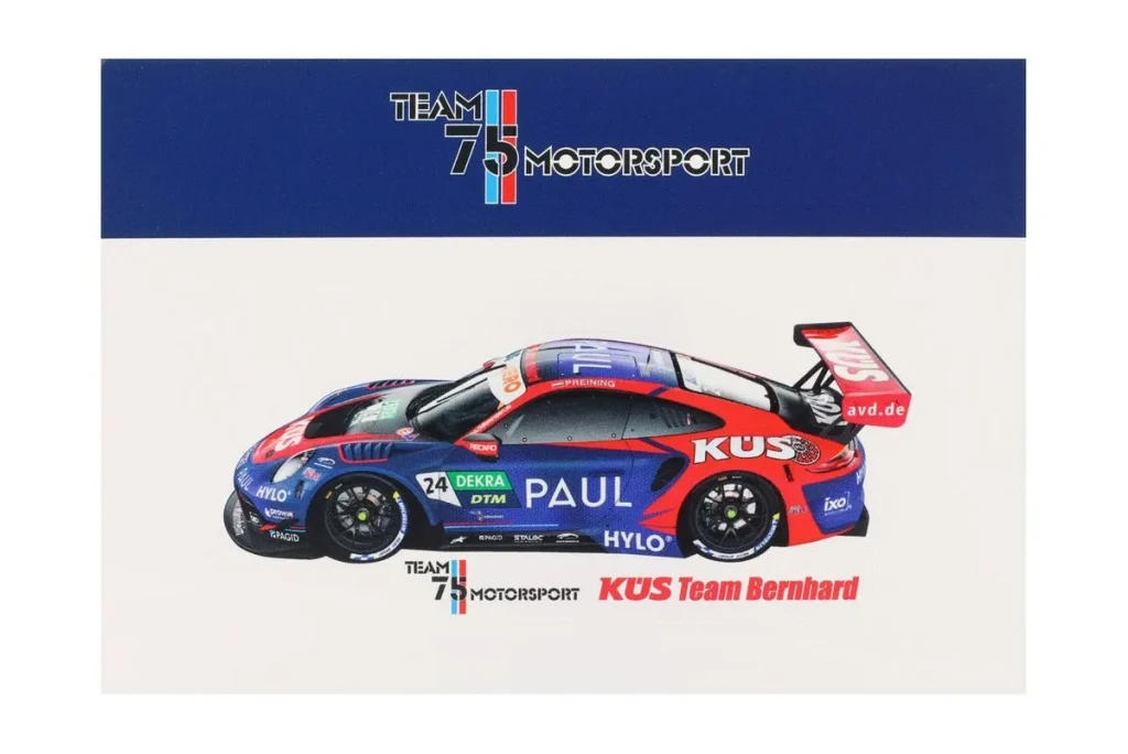 贴纸 Team75 Porsche 911 GT3 R #24 DTM 2022