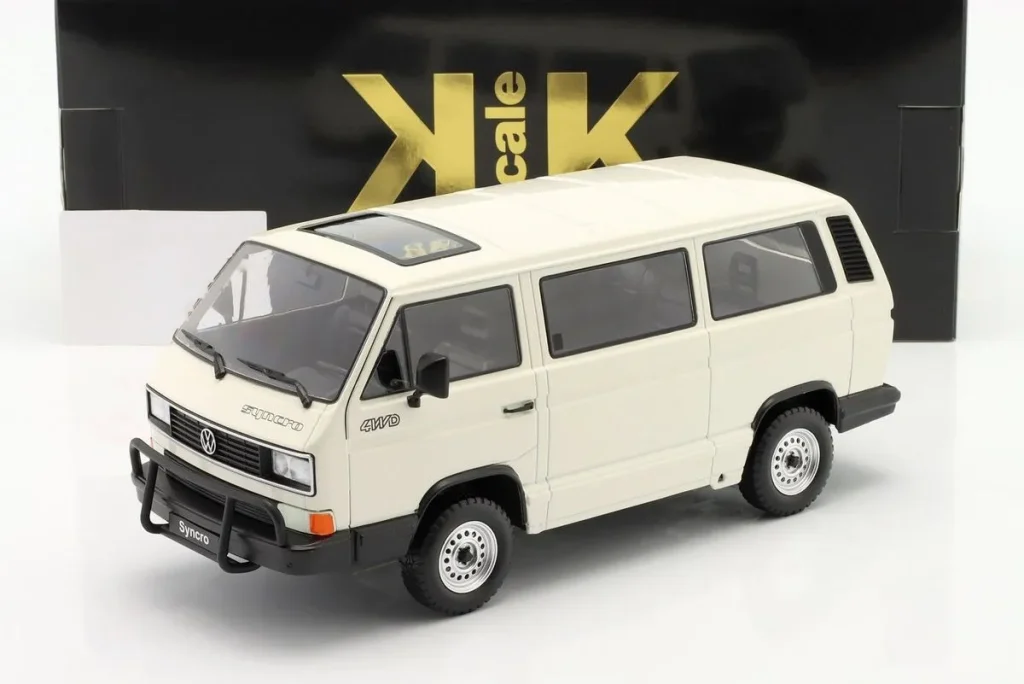 车型 1:18 Volkswagen VW Bus T3 Syncro 年 1987 白色 KK-Scale