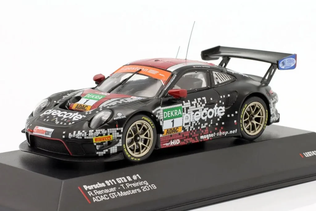 Model 1:43 Porsche 911 GT3 R #1 Robert Renauer, Thomas Preining GT Masters year 2019 Ixo