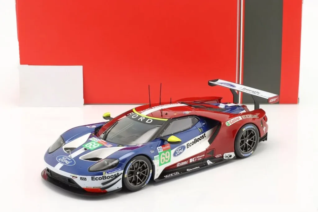 车型 1:18 Ford GT #69 Ryan Briscoe, Richard Westbrook, Scott Dixon 24 小时勒芒年 2018 Ixo