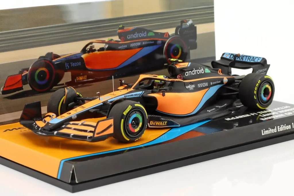 车型 1:43 McLaren MCL36 #4 Lando Norris 一级方程式年 2022 Minichamps