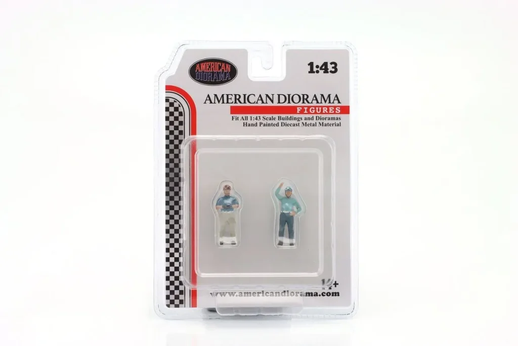 figure 1:43 Renn-Legenden 50er Jahre Figuren-Set American Diorama