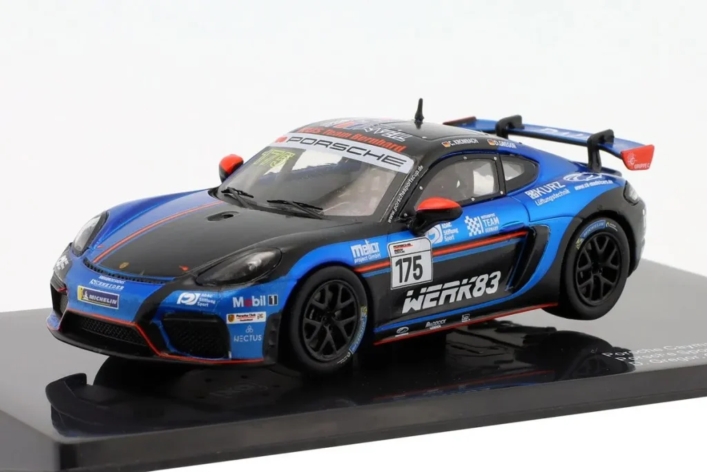 车型 1:43 Porsche Cayman GT4 CS MR #175 Christoph Krombach, Daniel Gregor Porsche Sports Cup Deutschland 年 2022 Ixo