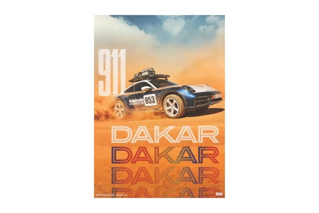 poster Porsche 911 Dakar Set(3x 50×70 cm)