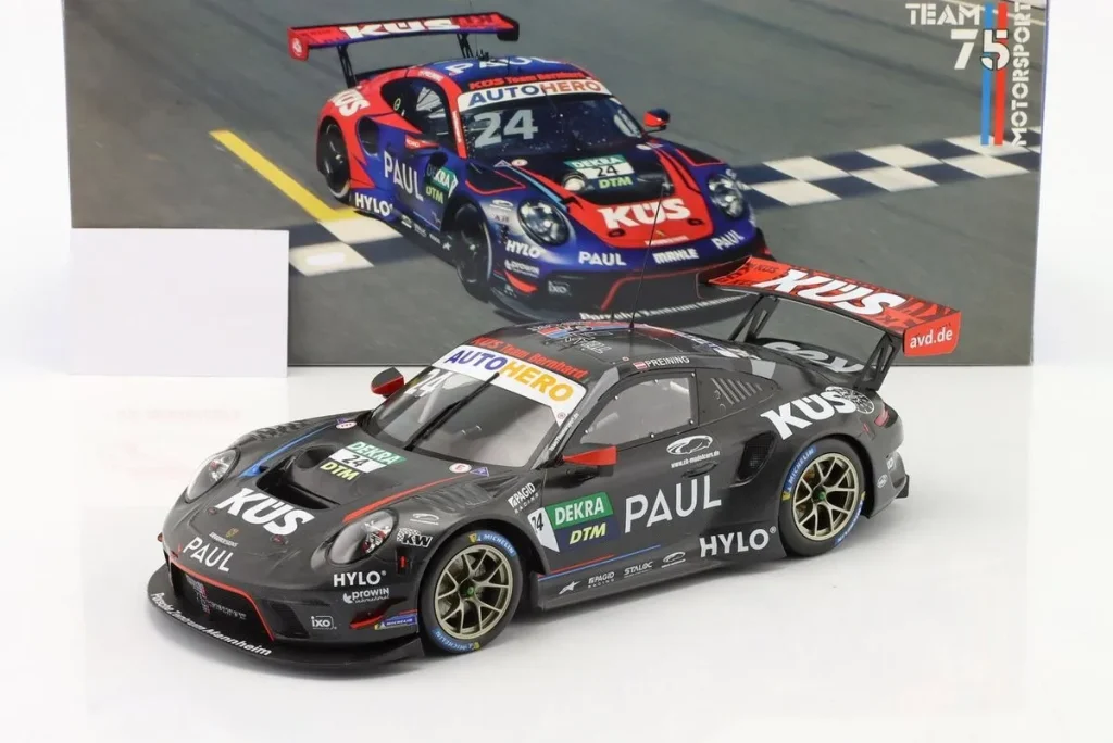 Model 1:18 Porsche 911 GT3 R #24 Thomas Preining DTM year 2022 Ixo