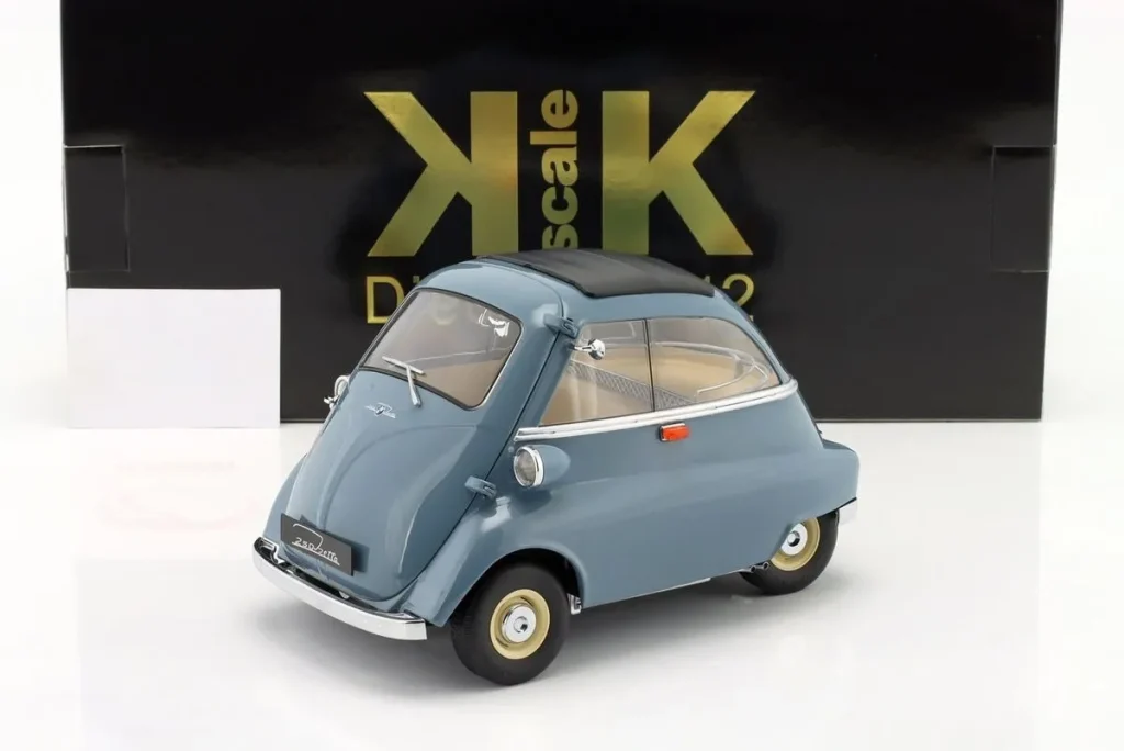 โมเดลรถ 1:12 BMW 250 Isetta ปี 1959 สีน้ำเงินเทา KK-Scale