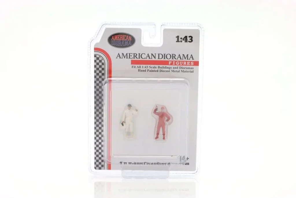 手办 1:43 Renn-Legenden 2000er Jahre Figuren-Set 年 2000 American Diorama