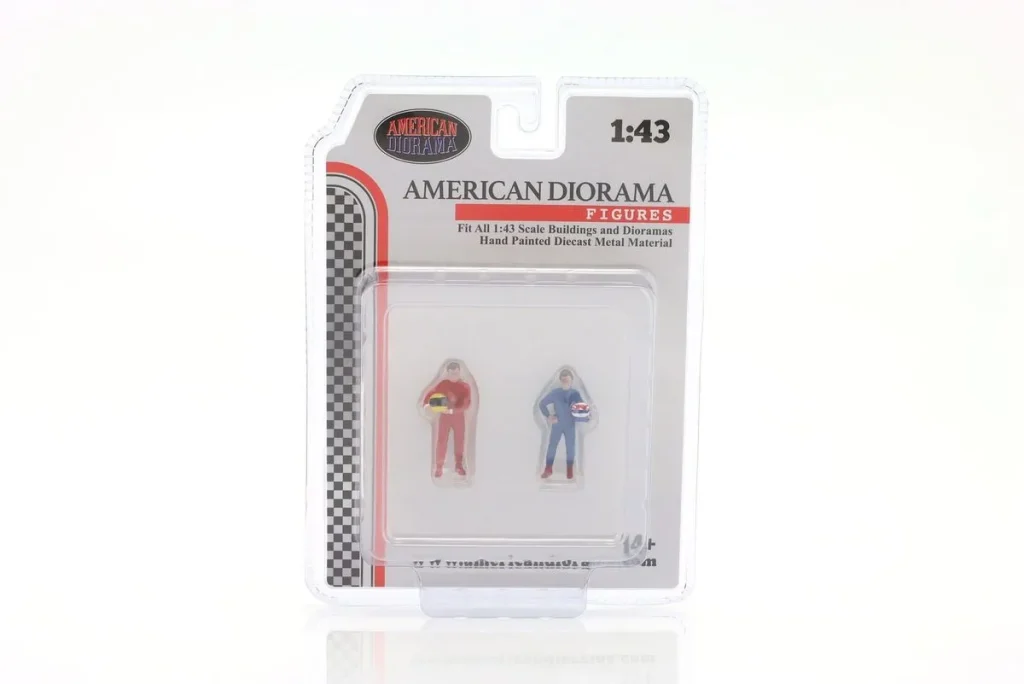 figure 1:43 Renn-Legenden 80er Jahre Figuren-Set year 1980 American Diorama