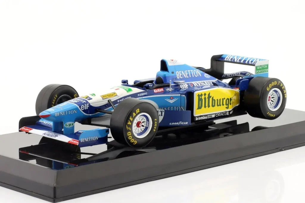 车型 1:24 Benetton B195 #1 Michael Schumacher 一级方程式世界冠军年 1995 Premium Collectibles