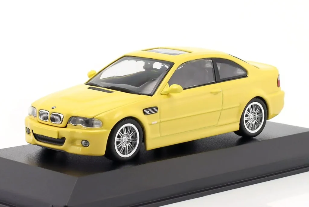 车型 1:43 BMW M3 (E46) Coupé 年 2001 黄色 Minichamps
