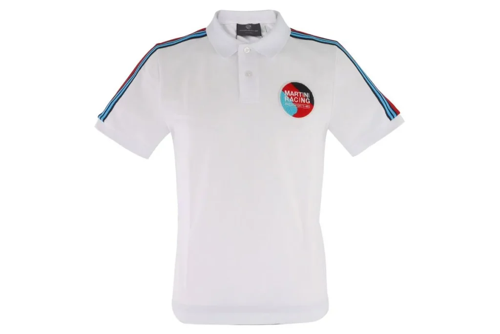 เสื้อโปโล Porsche Martini Racing Logo ขาว ผู้ชาย สีขาว ไซซ์ S