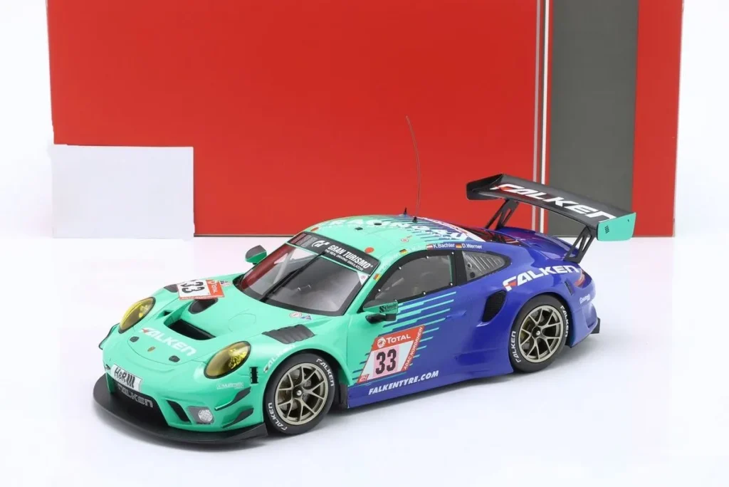 车型 1:18 Porsche 911 (991 II) GT3 R #33 Klaus Bachler, Sven Müller, Christian Engelhart, Dirk Werner 排名 11 24h Nürburgring 年 2020 Ixo