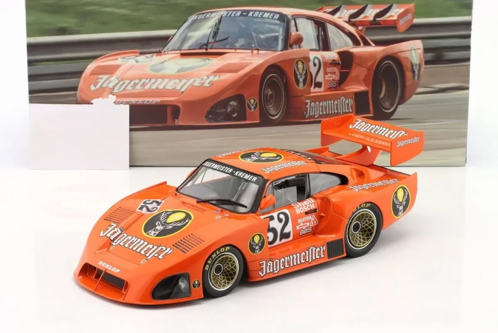 车型 1:18 Porsche 935 K4 #52 Bob Wollek 排名 2 Bergischer Löwe Zolder DRM 年 1981 WERK83