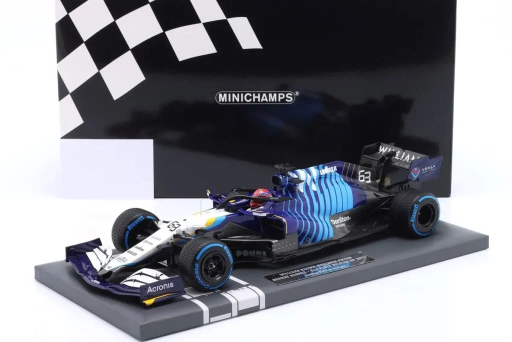 车型 1:18 Williams FW43B #63 George Russell 一级方程式年 2021 Minichamps 117211363
