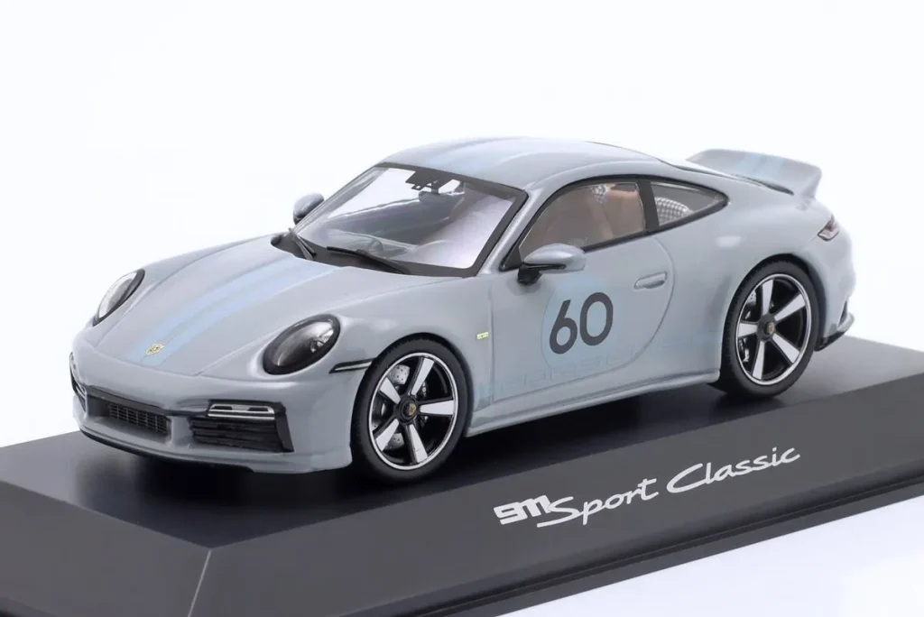 โมเดลรถ 1:43 Porsche 911 (992) Sport Classic ปี 2022 Spark