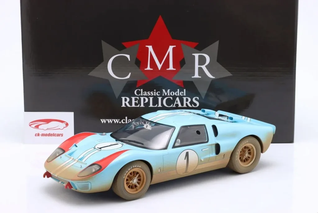 车型 1:12 Ford GT40 #1 Dirty Version Ken Miles, Denis Hulme 排名 2 24h LeMans 年 1966 CMR