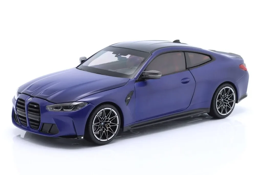 车型 1:18 BMW M4 Coupé 年 2020 金属蓝 Minichamps