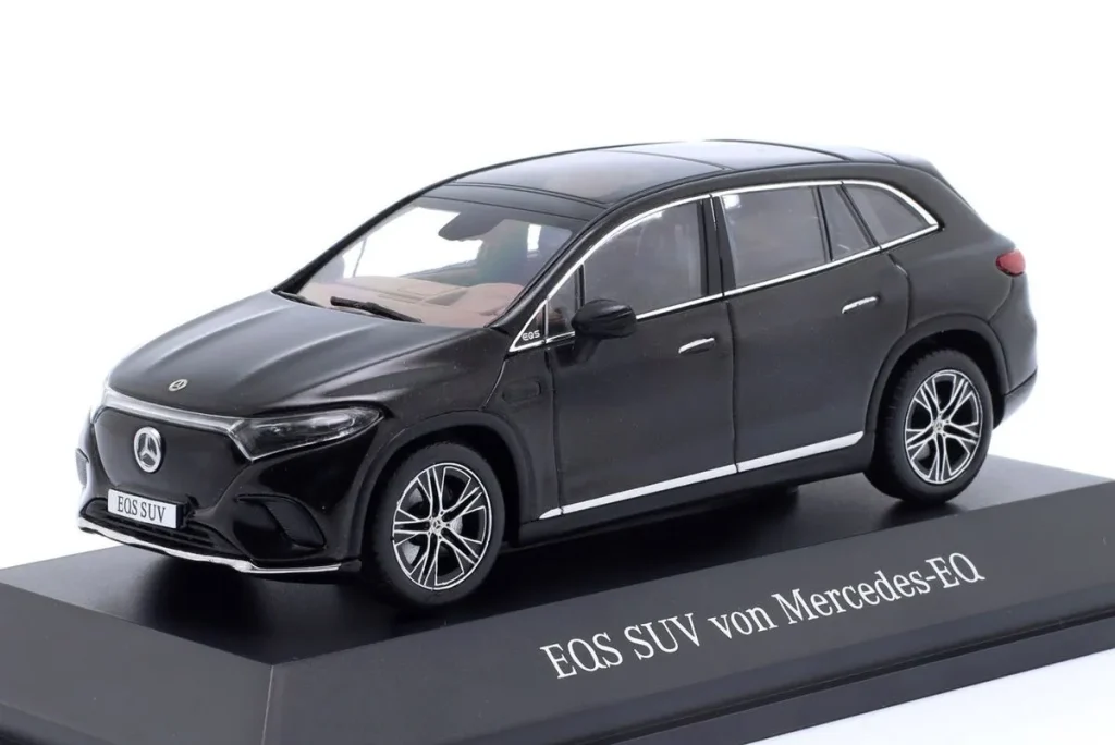 车型 1:43 Mercedes-Benz EQS (X296) 黑色 Spark
