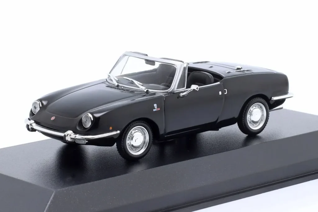 车型 1:43 Fiat 850 Sport Spider 年 1968 黑色 Minichamps