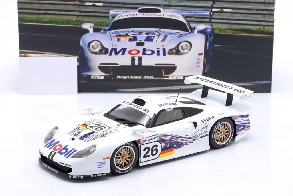 โมเดลรถ 1:18 Porsche 911 GT1 #26 Emmanuel Collard, Ralf Kelleners, Yannick Dalmas 24 ชั่วโมง เลอมังส์ ปี 1997 WERK83
