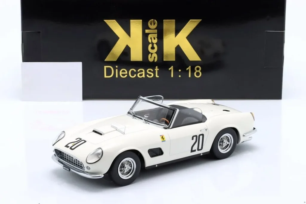 车型 1:18 Ferrari 250 GT California Spyder #20 Jo Schlesser, William Sturgis 24 小时勒芒年 1960 KK-Scale