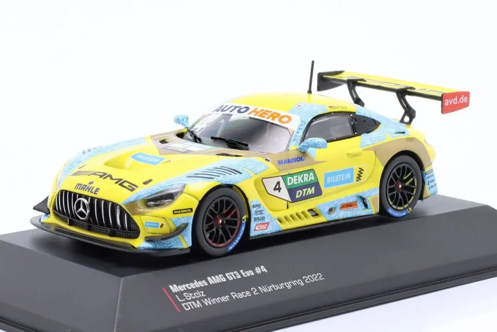 โมเดลรถ 1:43 Mercedes-Benz AMG GT3 Evo #4 Luca Stolz DTM ปี 2022 Ixo
