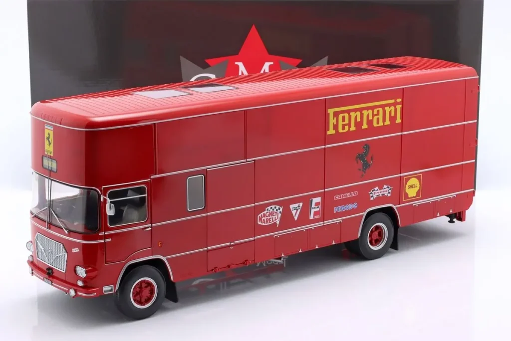 车型 1:18 OM Fiat 150 Rolfo Renntransporter 年 1967 红色 CMR