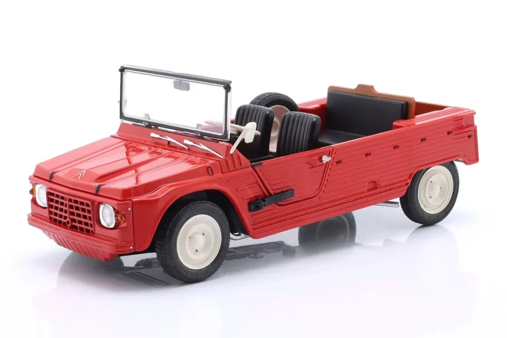 โมเดลรถ 1:18 Citroen Mehari ปี 1970 สีแดง Solido