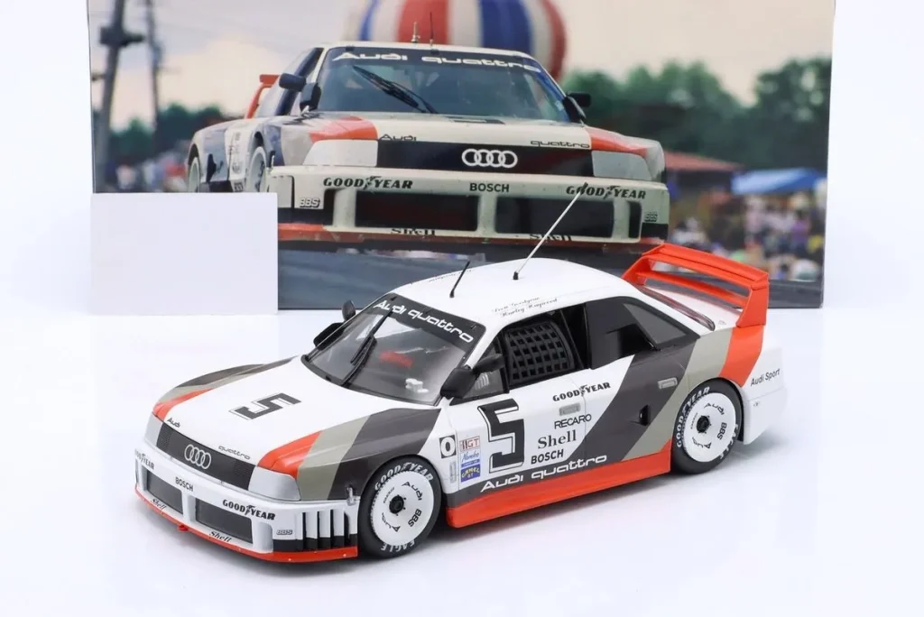 车型 1:18 Audi 90 quattro IMSA GTO #5 Hurley Haywood, Scott Goodyear 排名 12 500km Road America IMSA GTO 年 1989 WERK83