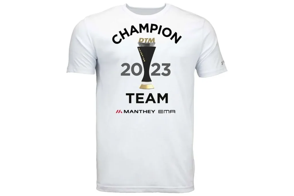 T恤 Manthey DTM Team Champion 2023 白色尺码 M