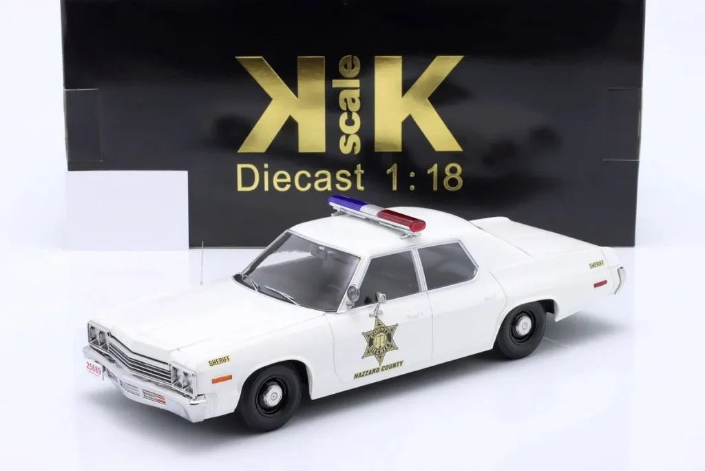 车型 1:18 Dodge Monaco “Hazzard County Police” 年 1974 白色 KK-Scale