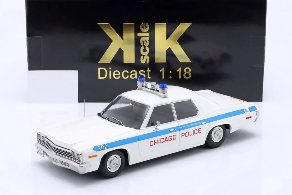 车型 1:18 Dodge Monaco “Chicago Police” 年 1974 白色 KK-Scale