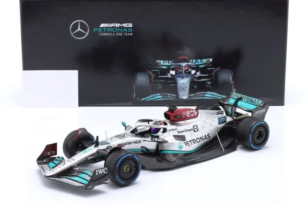 โมเดลรถ 1:18 Mercedes-AMG F1 W13 E Performance #63 George Russell ฟอร์มูล่าวัน ปี 2022 Minichamps 113220763