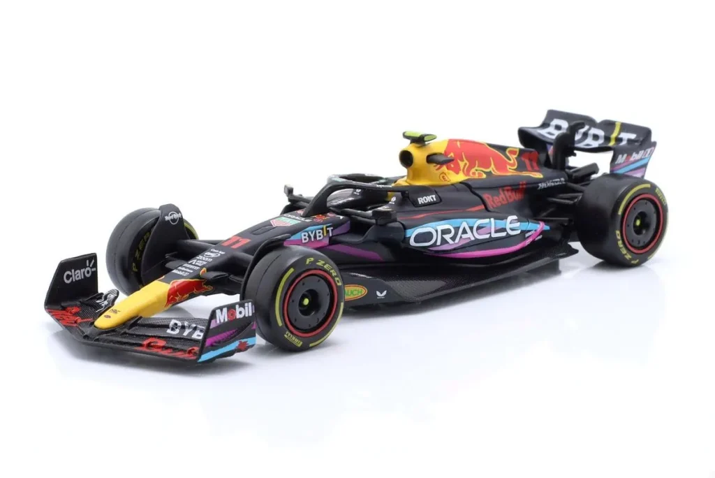 โมเดลรถ 1:43 Red Bull Racing RB19 #11 Sergio Pérez ฟอร์มูล่าวัน ปี 2023 Bburago 18-38082MIAMI #11
