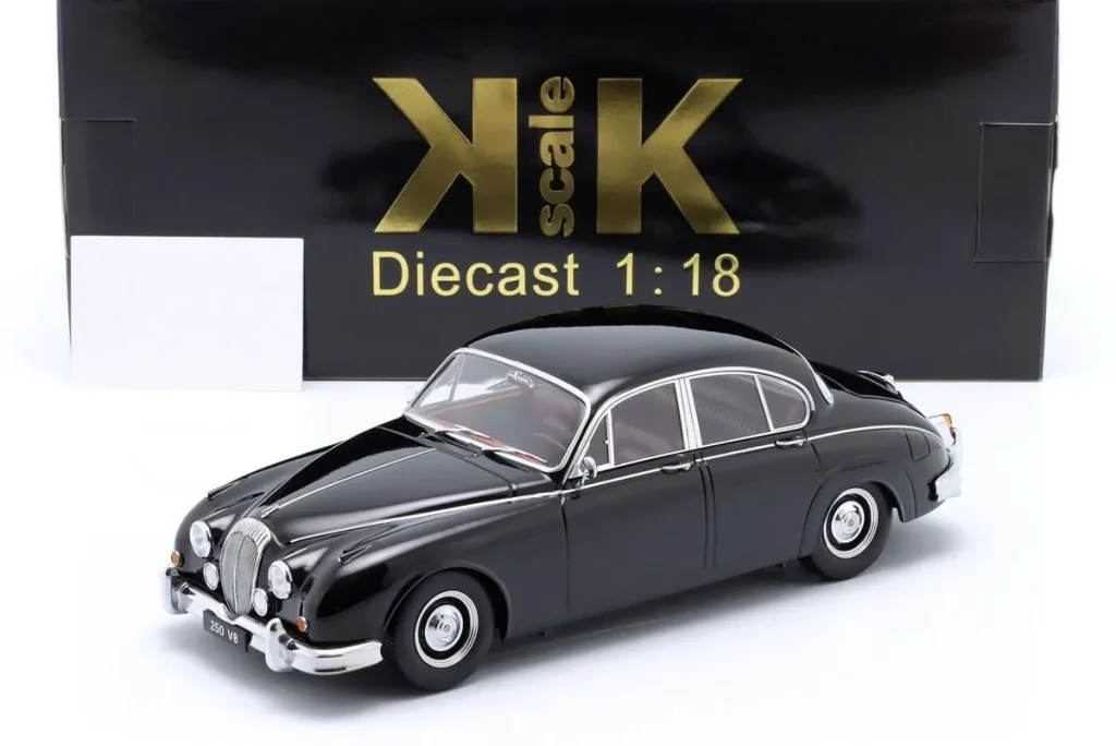 โมเดลรถ 1:18 Daimler 250 V8 LHD ปี 1962 สีดำ KK-Scale