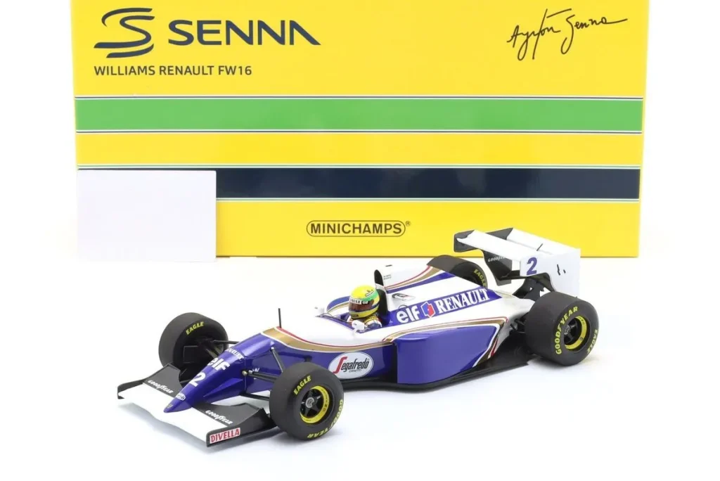 车型 1:18 Williams Renault FW16 #2 Ayrton Senna 一级方程式年 1994 Minichamps