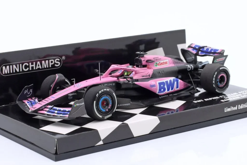 โมเดลรถ 1:43 Alpine A523 #31 Esteban Ocon Bahrain GP ฟอร์มูล่าวัน ปี 2023 Minichamps 417230131