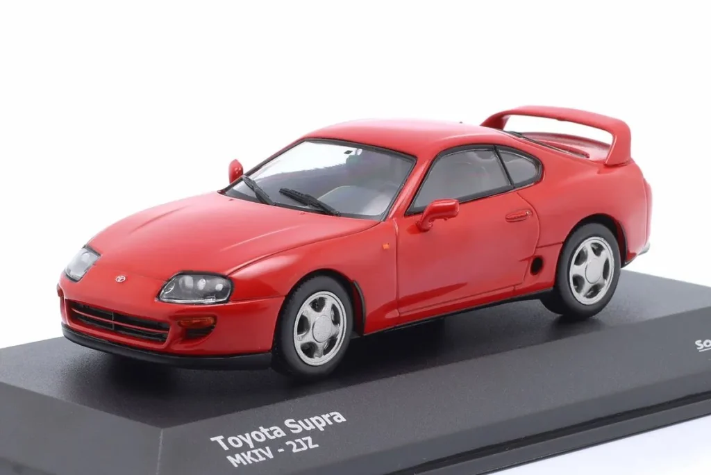 Model 1:43 Toyota Supra MK4 year 2001 red Solido
