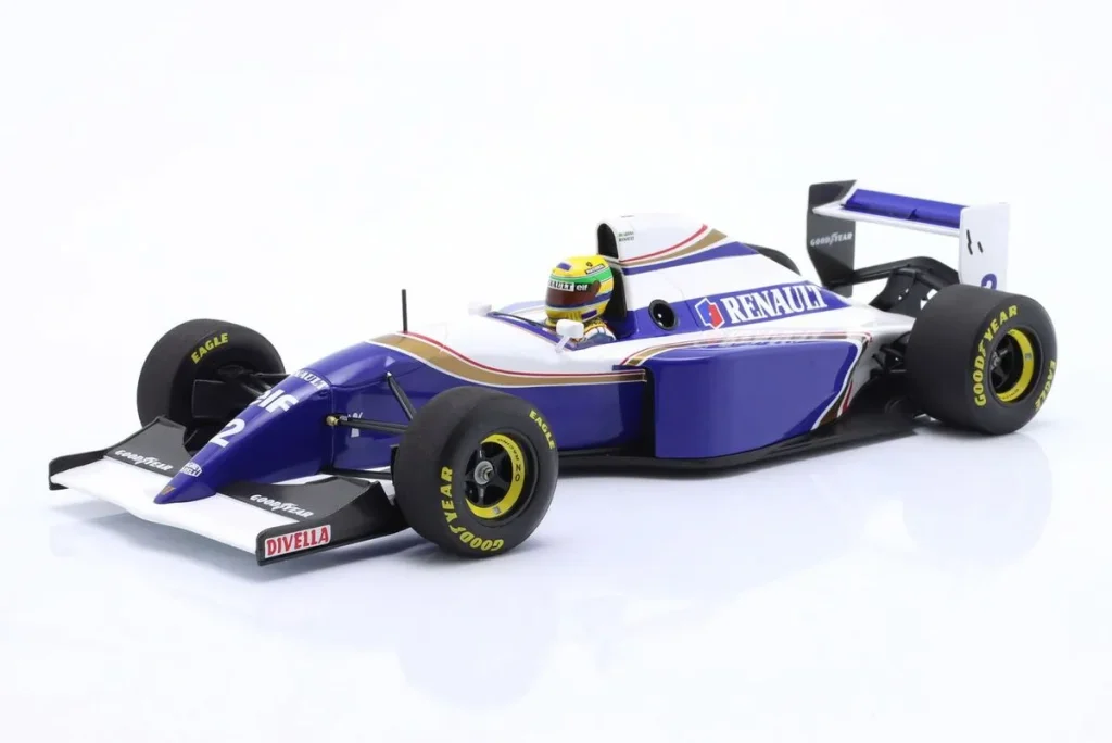 โมเดลรถ 1:18 Williams FW16 #2 Ayrton Senna ฟอร์มูล่าวัน Test ปี 1994 Minichamps