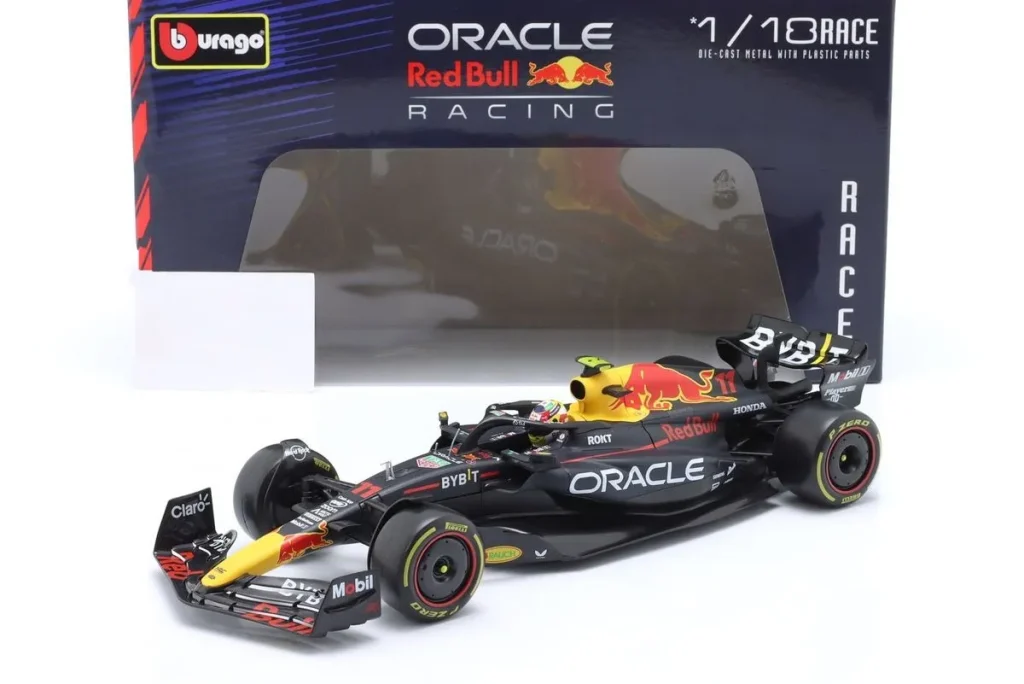โมเดลรถ 1:18 Red Bull Racing RB19 #11 Sergio Pérez ฟอร์มูล่าวัน ปี 2023 Bburago 18-18003 #11
