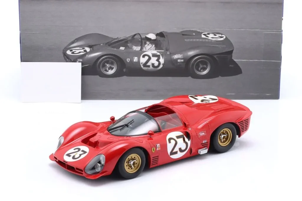 โมเดลรถ 1:18 Ferrari 330 P3/4 Spider #23 Lorenzo Bandini, Chris Amon 24 ชั่วโมง เดย์โทนา ปี 1967 WERK83