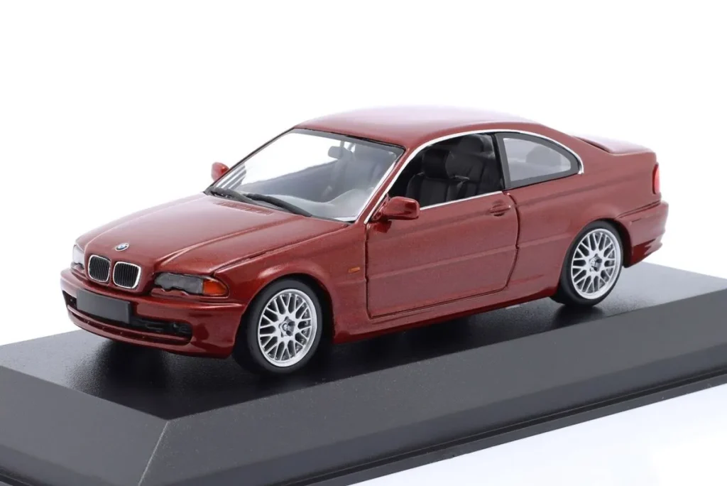 车型 1:43 BMW 3er Serie 328 Ci Coupe (E46) 年 1999 金属红 Minichamps