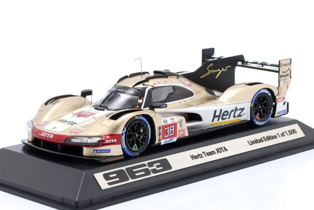 โมเดลรถ 1:43 Porsche 963 #38 Antonio Felix da Costa, Will Stevens, Ye Yifei 24 ชั่วโมง เลอมังส์ ปี 2023 Spark