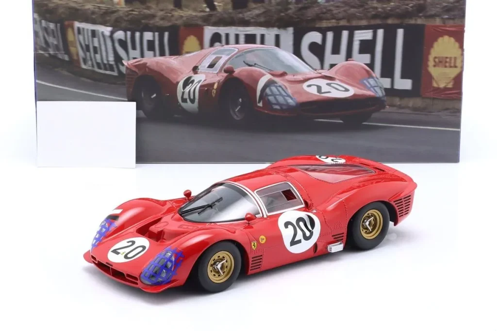 โมเดลรถ 1:18 Ferrari 330 P3 Coupé #20 Ludovico Scarfiotti, Mike Parkes 24 ชั่วโมง เลอมังส์ ปี 1966 WERK83 W18022002