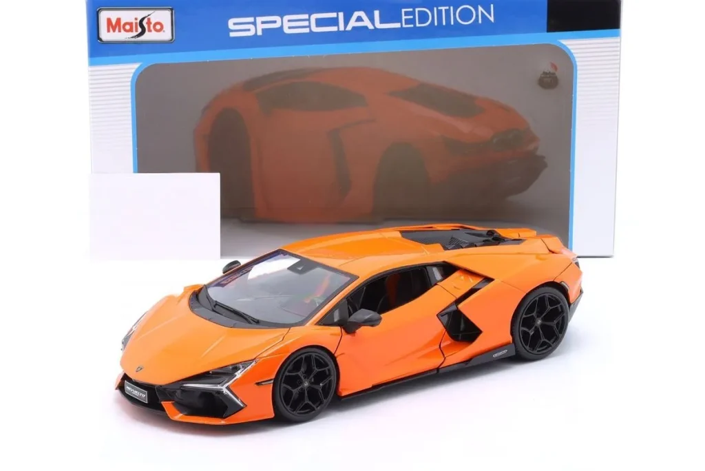 Model 1:18 Lamborghini Revuelto Hybrid year 2023 orange Maisto