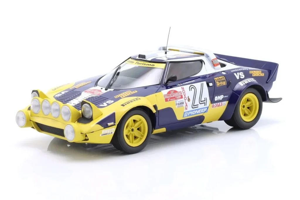 车型 1:18 Lancia Stratos HF #24 Fabrizio Tabaton, Radaelli Emilio 拉力赛 SanRemo 年 1980 Minichamps