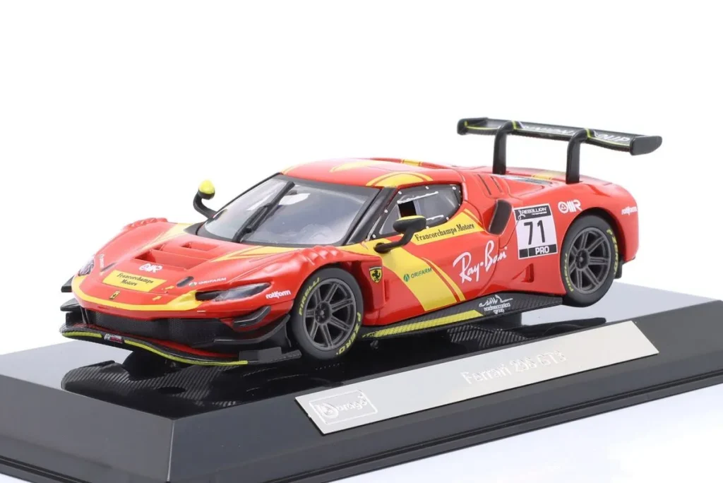车型 1:43 Ferrari 296 GT3 年 2022 红色 Bburago