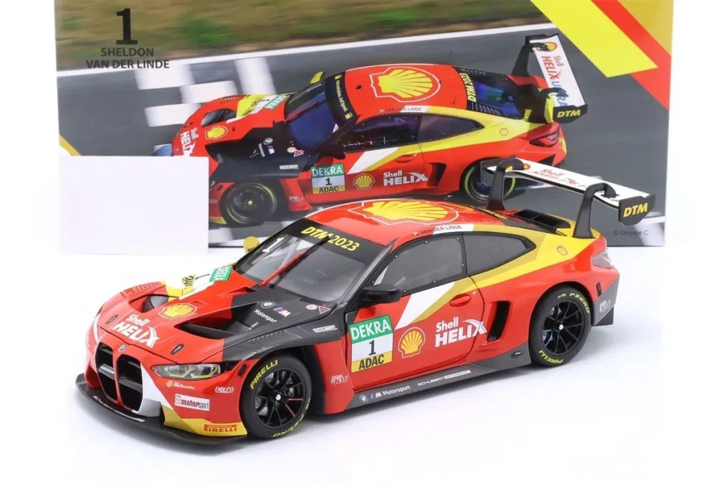 车型 1:18 BMW M4 GT3 #1 Sheldon van der Linde DTM 年 2023 Minichamps