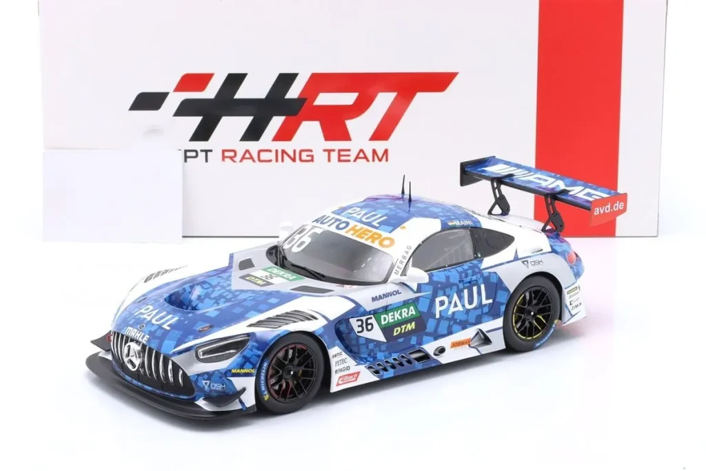 โมเดลรถ 1:18 Mercedes-AMG GT3 #36 Arjun Maini DTM ปี 2022 Ixo